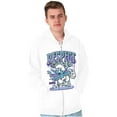 thumbnail image 5 of The Smurfs Kanji Respect the Hustle Zip Up Hoodie Men's Women's Brisco Brands X, 5 of 6