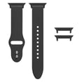 thumbnail image 4 of Posh Tech Black Silicone Replacement Apple Watch Band (Fits All Models), 4 of 6