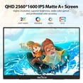 thumbnail image 3 of Monitor portátil para juegos InnoView 18" 2K 240Hz 2560x1600 QHD, 3 of 6