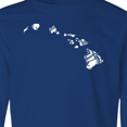 thumbnail image 4 of Inktastic Hawaii Silhouette Mandala Long Sleeve Youth T-Shirt, 4 of 5