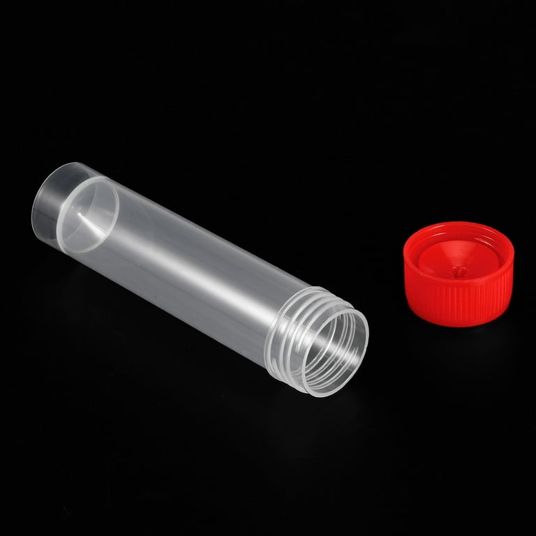 Uxcell 30mL Plastic Test Tubes, 40 Pack Frozen Test Tube Vial