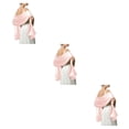 thumbnail image 1 of Minnieouse Ceremonia Bola de baile Mujeres Satén Chal Niñas Fiesta de noche Banquete Baile Elegante Bufanda Diseño simple Color sólido Rosa Type1 NO1, 1 of 6