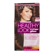 L'Oreal Paris Healthy Look Creme Gloss No Ammonia Haircolor 4AR Cool Chestnut Brown/Iced Chocolate, 1.0 KIT