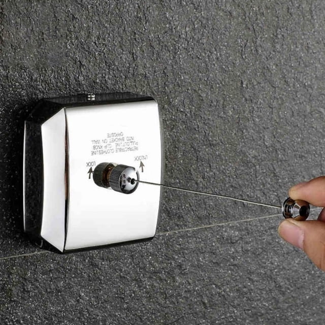 Tendedero Retráctil Acero Inoxidable 304 ANGGREK Resistente para Ducha Interiores Exteriores
