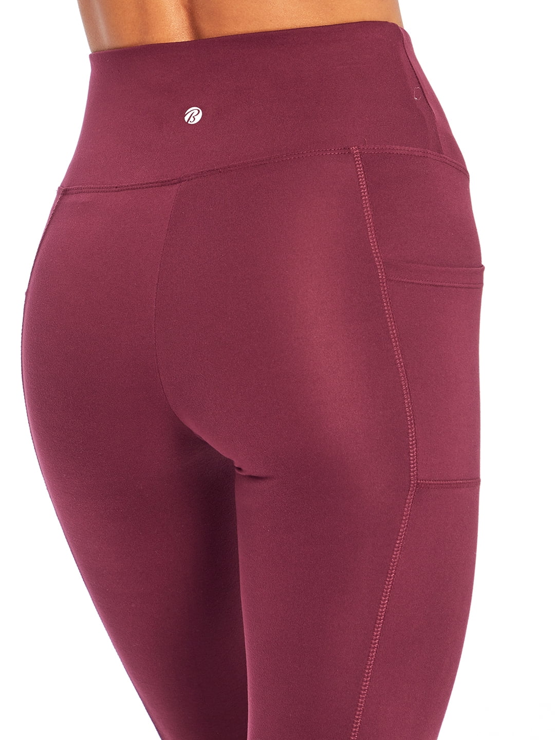 Bally Total Fitness Women's Active High Rise Pocket Ankle Legging 25"