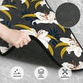 thumbnail image 3 of Yiaed Lilies Flowers Print Carpet Floor Mats for Cars, Auto Accessories Front & Rear Car Floor Mats Car Floor Foot Mat Sets of 4 Pieces, 3 of 7
