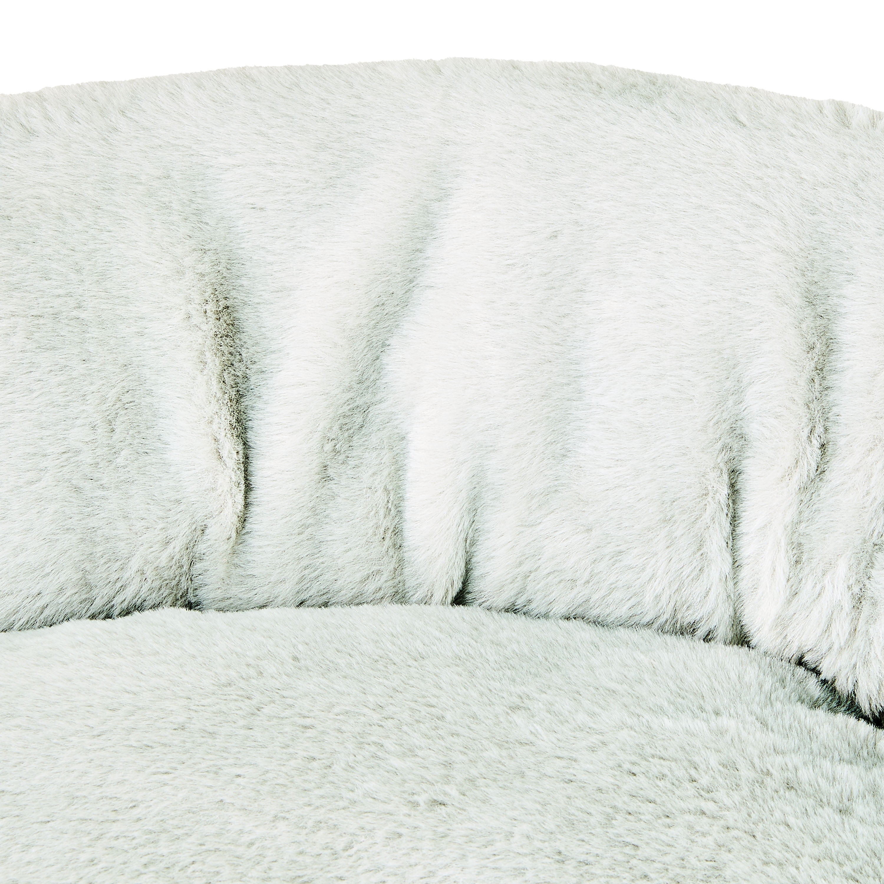 Vibrant Life Large Round Orthopedic Pet Bed, Gray, 30"