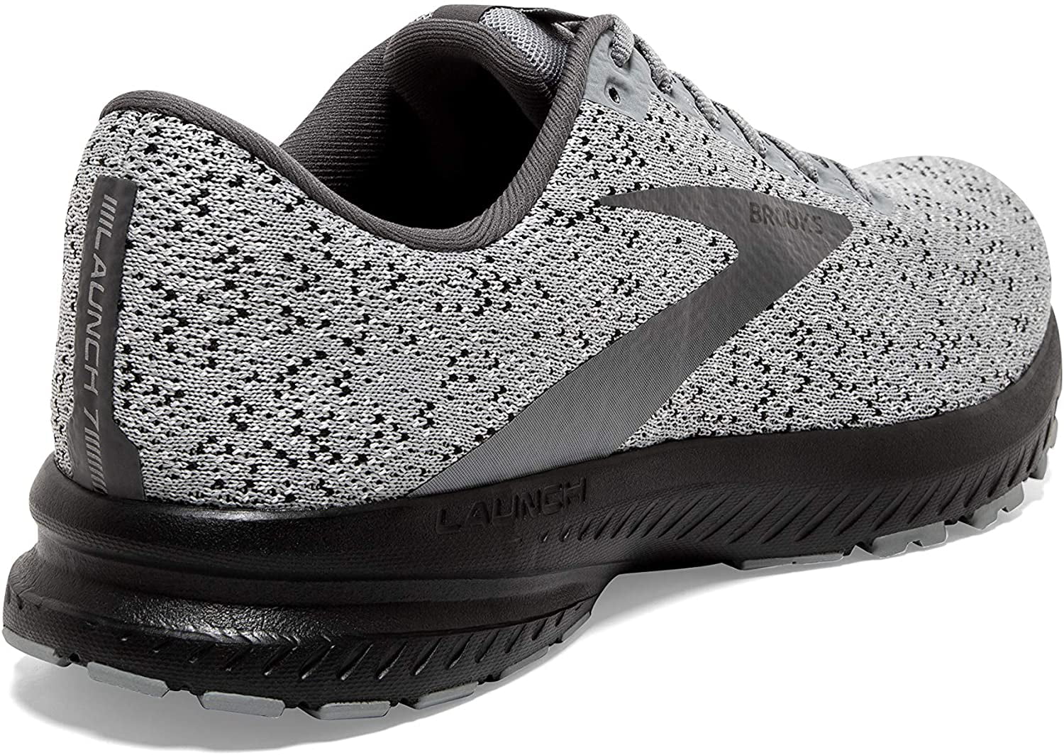 Brooks Men's Launch 7 Running Shoes US Grey/Blackened Pearl/Black 15 D M 