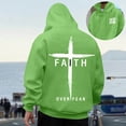 thumbnail image 1 of MHFRRA Sudadera con Capucha para Hombre, de Manga Larga, Informal, con Diseño Estampado, para Uso Diario, Cómoda, para Otoño E Invierno, para Exteriores Verde, 1 of 6