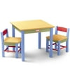 Little Tikes Hudson Line Wood Table & Chairs in Primary Colors