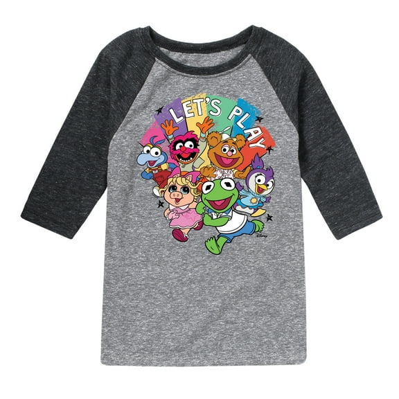 Muppet Babies - Let's Play - Toddler & Youth Raglan Graphic T-Shirt