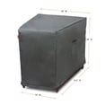 thumbnail image 2 of Summerset Shield Titanium Wedge Accent 3-Layer UV Resistant Outdoor Table Cover - 16x22", Dark Grey, 2 of 7