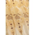 thumbnail image 6 of Sunyuer European Style Luxury Gold Floral Embroidered Curtain for Living Room,Grommet Top,2 Panels, 6 of 7