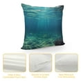 thumbnail image 4 of Shiartex  Underwater View of Tropical Beach Print Throw Pillow Covers Fashion Throw Pillow Case Soft Couch Pillows Decorative Square Pillow Covers for Sofa Living Room, 4 of 5