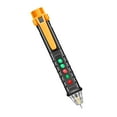 thumbnail image 4 of s de sonda sin contacto Prueba de voltaje Herramienta de medición Bolsillo portátil amarillo negro kusrkot Detector de voltaje, 4 of 7