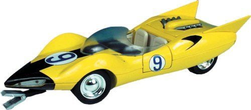 Racer X Shooting Star Speed Racer Yellow Classic Cartoon Diecast Car 1 18 Die Cast Replica Toy Collectible Walmart Com