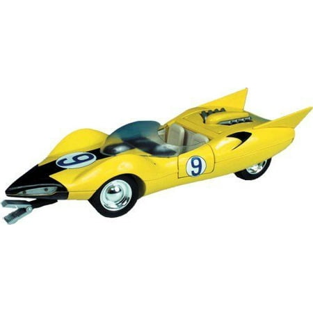 Racer X Shooting Star Speed Racer Yellow Classic Cartoon Diecast Car 1:18 Die-Cast Replica Toy