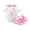 Style4:Pink, variant on Infant Baby Girl Summer Leopard Print Skirt 3Pcs Outfit Set for 0-18M,95% Cotton