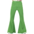 thumbnail image 2 of Men's 70s Groovy Disco Fever Flared Green Pants Costume X-Large 46-48, 2 of 2