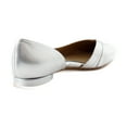thumbnail image 5 of Naturalizer Women’s Henrietta D’Orsay Pointed Toe Ballet Flat Silver 8M, 5 of 8