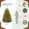 thumbnail image 4 of Puleo International 7.5' Canadian Balsam Fir Artificial Christmas Tree with 1000 Clear LED Lights, 4 of 6