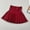 Red, variant on uublik Beach Skirts for Girls Pink Pleated Skirts School Kids Casual Midi Flare A Line Uniform Skorts Skirt Size 2T-8