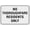 Warning Sign 2, variant on No Through Road Sign 8"x12" - Aluminum Tin Warning for Home Outdoor Garden, Weatherproof Traffic Decor for Road