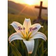 thumbnail image 4 of Stained Glass Style Easter Banner with He is Risen Message Background Decoration for Church Celebrations Easter Parties and Religious Gatherings, 4 of 4