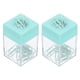 thumbnail image 1 of Soporte de clip de papel magnético Uxcell, 2 piezas organizador de clips de papel de gran capacidad para escritorio, verde, 1 of 6