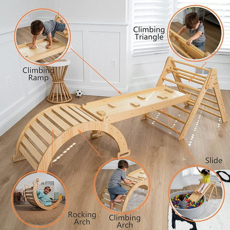 Avenlur Hazel 5-in-1 Indoor Gym Playset for Children - Montessori