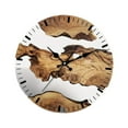 thumbnail image 4 of Reloj de pared para dormitorio, reloj de pared decorativo de arte simple, reloj de pared silencioso para el hogar, la oficina, la sala de estar y el Estilo A, 4 of 9
