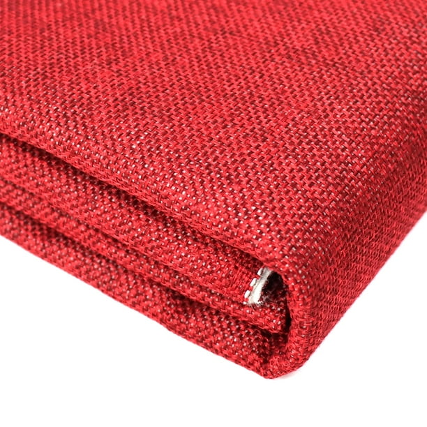 Tela de Lino Burdeos Gruesa M Mute Touch 203x145 cm