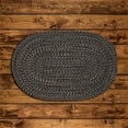 thumbnail image 1 of Colonial Mills Tapis HY29R072X072 6 x 6 Pi. Hayward Rond Tressé Tapis Charbon de Bois, 1 of 1