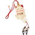 thumbnail image 1 of Colgante de Coche con Forma de Gato de La Suerte, Campana de Resina con Forma de Gato del Dinero, Maneki Neko Colgante para Espejo de Coche con Borla Decorativa de Paz y Fortuna, 1 of 5
