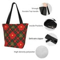 thumbnail image 4 of Easygdp Christmas Plaid Flower Bolso de Hombro para Mujer, Bolso Bandolera y Cartera de Mano Elegante para Uso Diario, 4 of 6