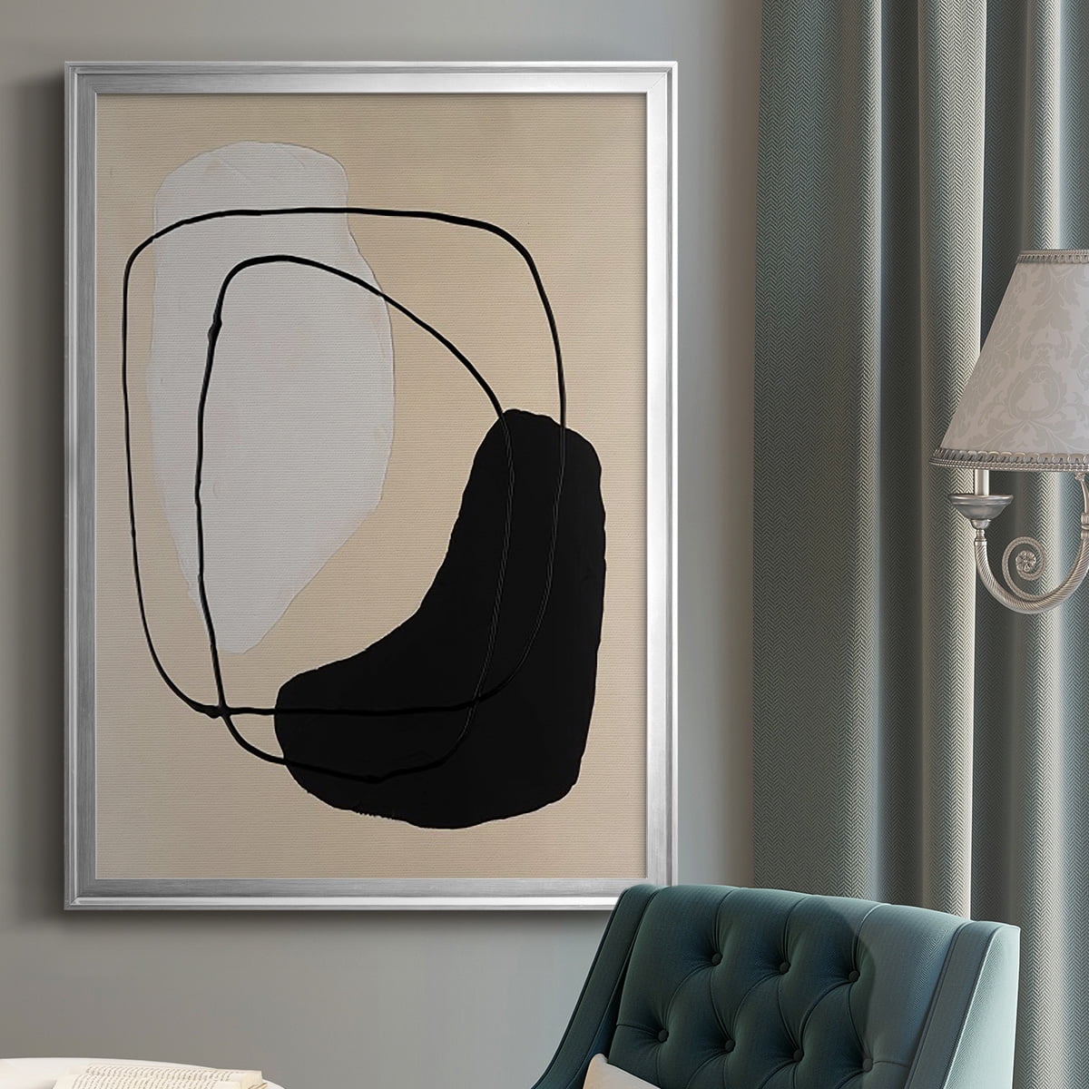 Avant Mod I Premium Framed Print, in Gold, Black, or Silver - Ready to Hang