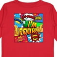 thumbnail image 4 of Inktastic I'm Four Comic Book Boys or Girls Long Sleeve Toddler T-Shirt, 4 of 5