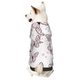 thumbnail image 5 of Uemuo Pink Butterflies (2) for Winter Dog Hoodie Sweatshirts with Pockets Warm Dog Clothes for Small Dogs Chihuahua-XX-Large, 5 of 8