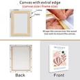 thumbnail image 4 of Canvas Frame Wooden Frames Natural Wooden Oil Painting Canvas Diamond Painting Frames Canvas Wall Frame, 4 of 10