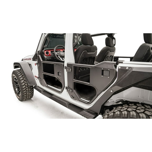 Fab Fours Jl1032 1 Half Tube Doors Fits 18 22 Gladiator Wrangler (Jl) Fits select: 2020 ,2023 JEEP WRANGLER
