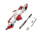 thumbnail image 4 of Eje de vehículo RC Accesorio de coche RC Actualización Reemplazo con eje de transmisión para LC79 MN82 eje delantero plateado, 4 of 9