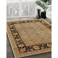 thumbnail image 2 of Ahgly Company Indoor Rectangle Mid-Century Modern Light Copper Gold Oriental Area Rugs, 7' x 10', 2 of 6