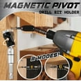 thumbnail image 2 of IMENGL Clearance! Delayuji Drill Bit Tool Set Portable Head Drill Bit Ball Drill Electric Swivel-Mounted Holder Tools & Home Improvement One Size Silver, 2 of 9