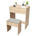 thumbnail image 4 of Tocador Minimalista Relan Estilo Madera Roble con Banco, 4 of 6