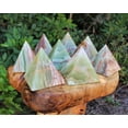 thumbnail image 4 of Green Onyx Crystal Pyramid, 2" Crystal (Natural Onyx Pyramid, Healing Crystal), 4 of 5
