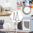 thumbnail image 3 of 6 Pack Large Plate Holder Display Stand-10 Inch Tall Plate Stands for Display-Metal Picture Frame Stand-Big Easel Stand, 3 of 6