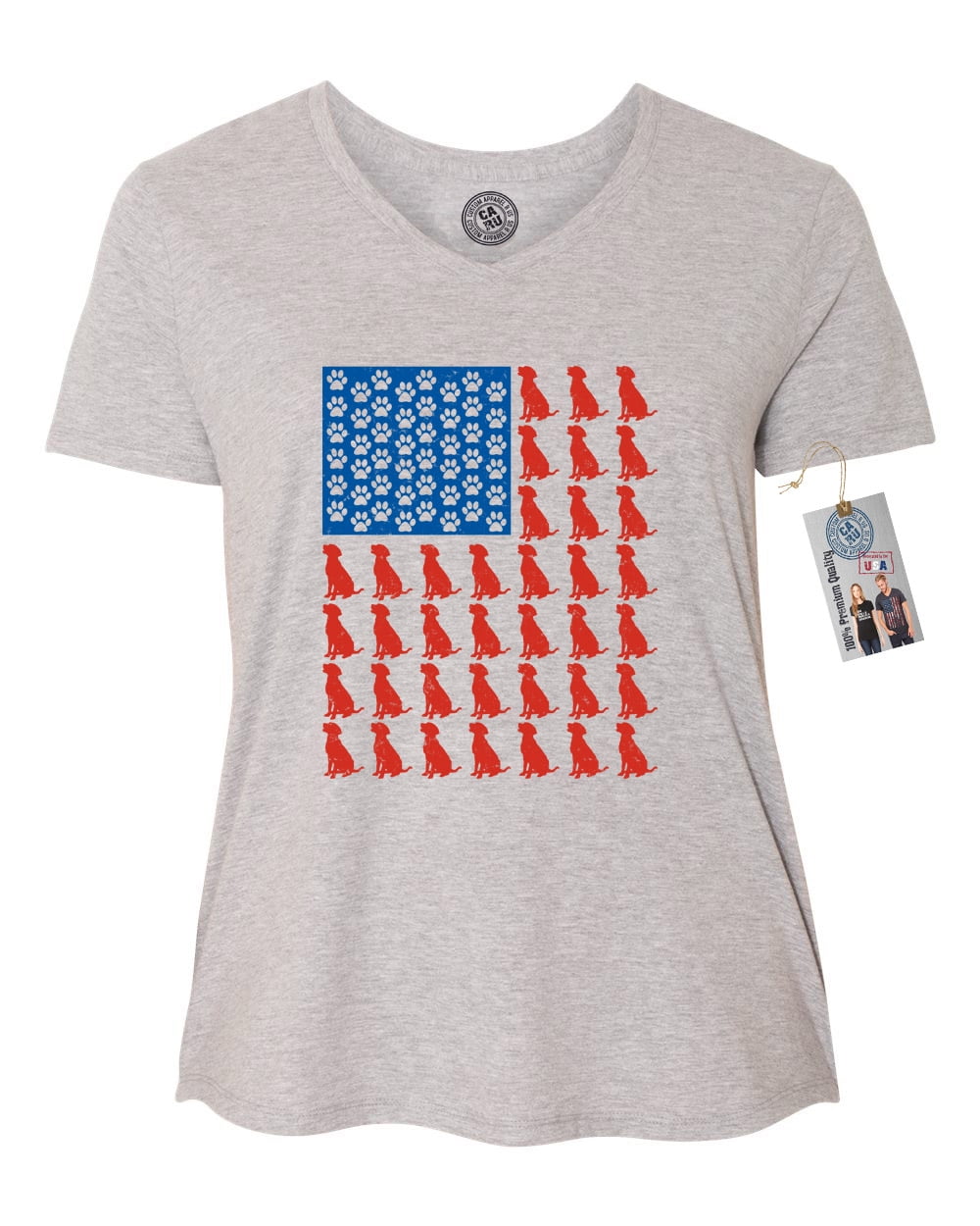 red white and blue plus size clothing