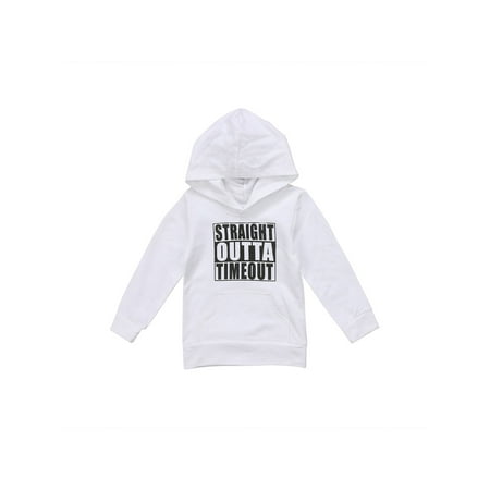 

Nituyy Toddler Baby Long Sleeve Letter Print Hoodie With Pocket