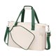 thumbnail image 2 of Bolsa para raqueta de pickleball Bolsa de pickleball Bolso de mano con correa para el hombro Bolsa de transporte con Blanco verde, 2 of 9