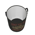 thumbnail image 5 of DouZhe Waterproof Collapsible Large Laundry Baskets, Vintage Classic American Motorcycle Prints Circular Hamper with Handles, 5 of 7